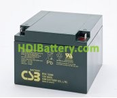 Batería para patin eléctrico 12v 26ah plomo AGM EVX-12260 CSB